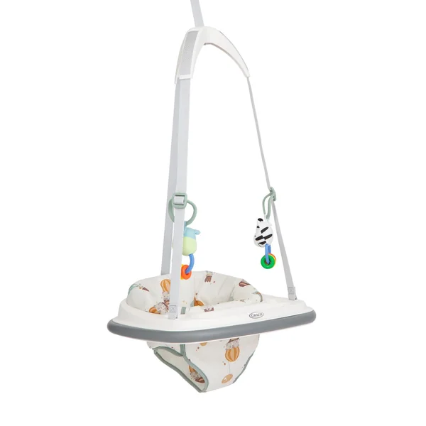 Graco Bumper Jumper Doorway Jumper. Bounce, Play and Entertain Your Baby. Suitable from 6 Months to 12 Months (max. 12kg), Up & Away Fashion