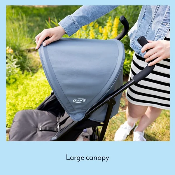 Graco EZLite, ultimate easy-to-use lightweight stroller at only 6.6kg for on-the-go families. Suitable from birth to approx. 3 years (0-15kg), Dusty Rose fashion