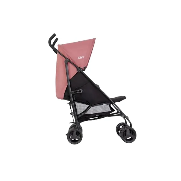 Graco EZLite, ultimate easy-to-use lightweight stroller at only 6.6kg for on-the-go families. Suitable from birth to approx. 3 years (0-15kg), Dusty Rose fashion