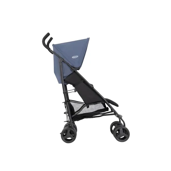 Graco EZLite, ultimate easy-to-use lightweight stroller at only 6.6kg for on-the-go families. Suitable from birth to approx. 3 years (0-15kg), Stormy fashion
