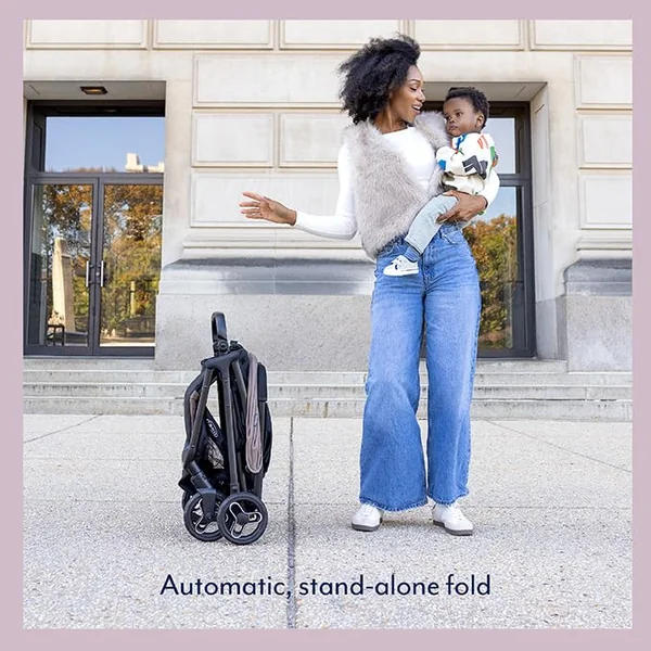 Graco Myavo Compact Stroller/Pushchair with Raincover - Suitable from Birth to Approx. 4 Years (0-22kg). Lightweight at only 5.8kg with a one-Second, one-Hand fold, Mint Fashion