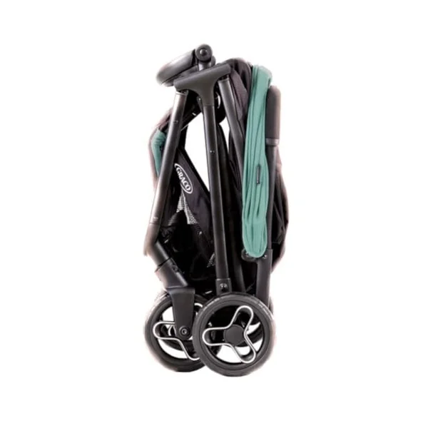 Graco Myavo Compact Stroller/Pushchair with Raincover - Suitable from Birth to Approx. 4 Years (0-22kg). Lightweight at only 5.8kg with a one-Second, one-Hand fold, Mint Fashion