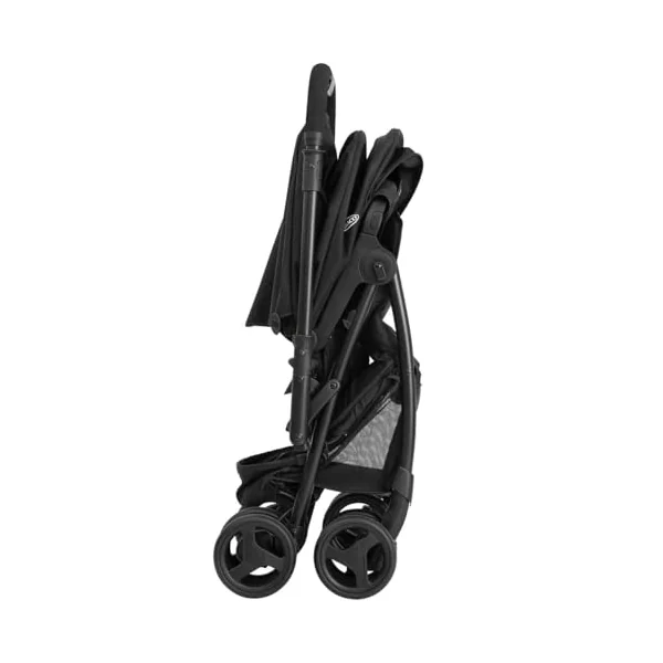 Graco Revaya Travel System - Suitable from Birth to Approx. 4 Years (0-22kg). Parent/World Facing Reversible Handle, Includes i-Size car seat, Midnight Fashion
