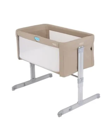 Graco Sweet2Sleep Bedside Bassinet/Crib keeping baby close to you with easy-access side rail, 11 height adjustments, 4 tilt positions and with carrybag, Oatmeal fashion