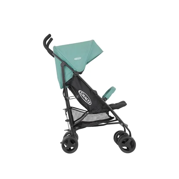Graco TraveLite Compact Stroller/Pushchair - Suitable from birth to approx. 3 years (15kg). Lightweight at only 7kg, Mint fashion