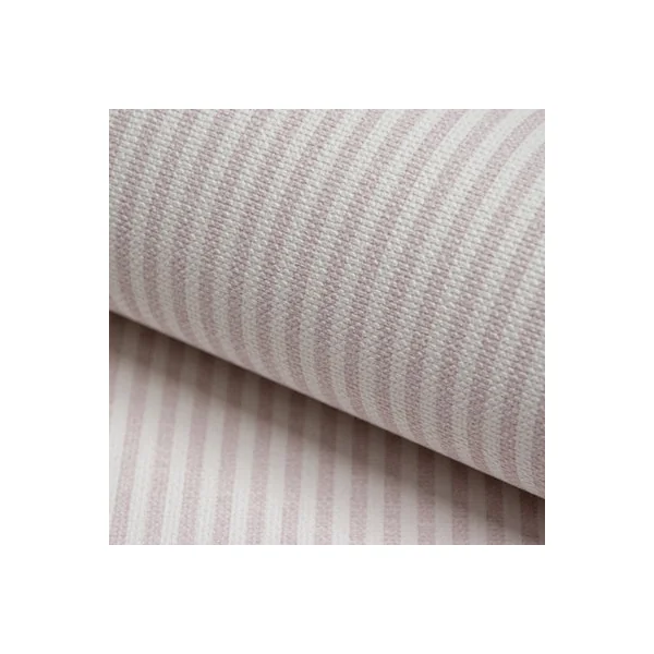 Grandeco Pinstripe Nursery Textured Wallpaper Pink