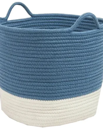 Great Little Trading Company Rope Storage Basket Galaxy Blue