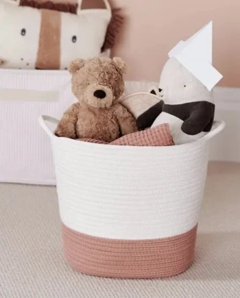 Great Little Trading Company Rope Storage Basket -Terracotta