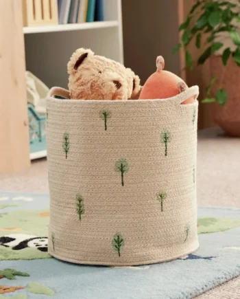 Great Little Trading Company Rope Storage Basket - Woodland