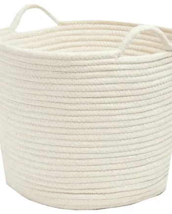 Great Little Trading Company Woven Rope Storage Basket-Ivory