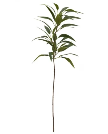 Green Eucalyptus Long Single stem Artificial foliage (H) 950mm