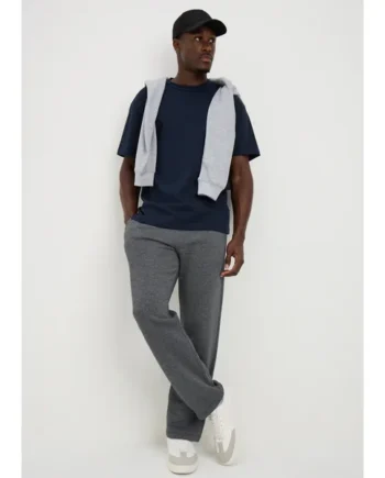 Grey Essential Straight Fit Joggers