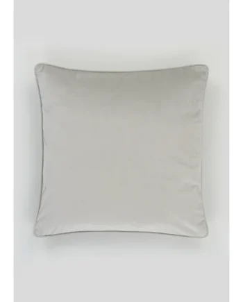 Grey Large Velvet Cushion