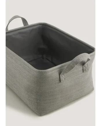 Grey Soft Storage Basket