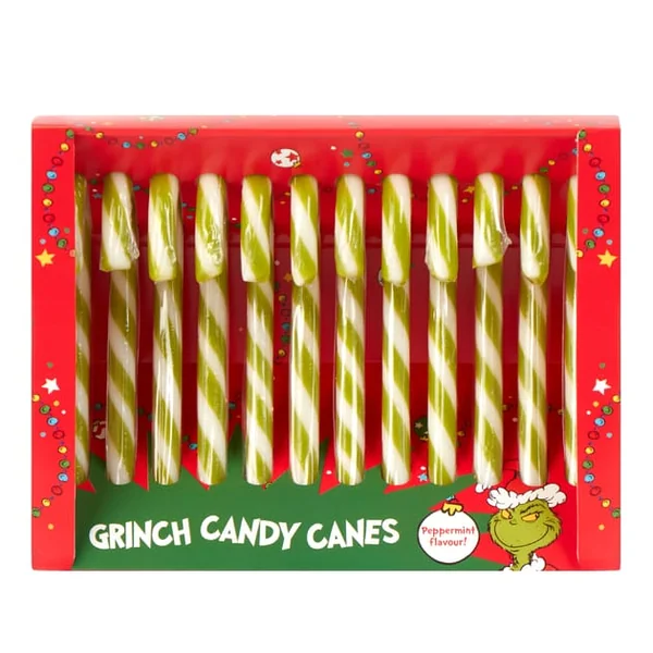 Grinch Candy Canes 12 Pack