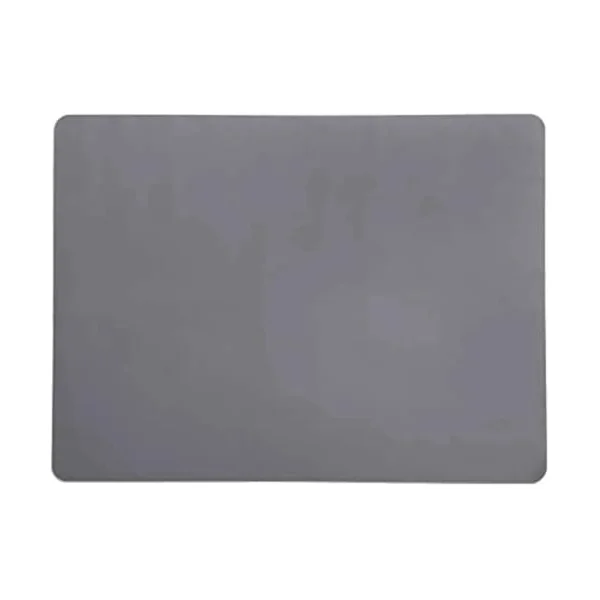 GSERA Waterproof Silicone Placemats, Table Mats, Set of 4 Heat-Resistant Anti-Skid Reusable Kids Dining Countertop Food Grade Toddler Place Mats - Grey
