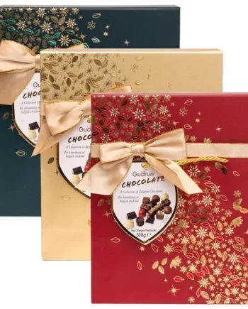 Gudrun Belgian Chocolates Box in Bag in 3 Colours, 530g