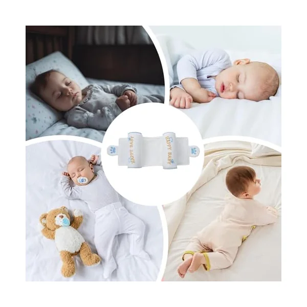 Générique Children's Pillow, Breathable Ergonomic Portable Neck Support Pillow for Sleep, for Outdoor, Summer, Home, Bedroom, Nursery, Daycare and Travel