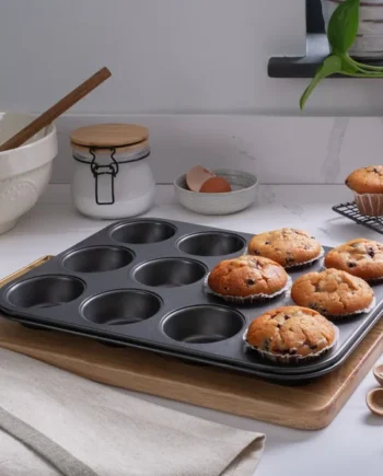 Habitat 12 Cups Non Stick Muffin Tray