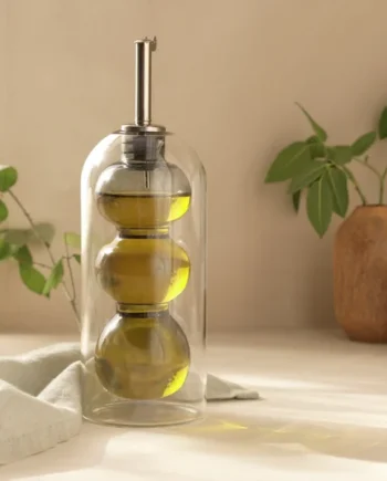 Habitat 170ml Bobbin Glass Oil Pourer