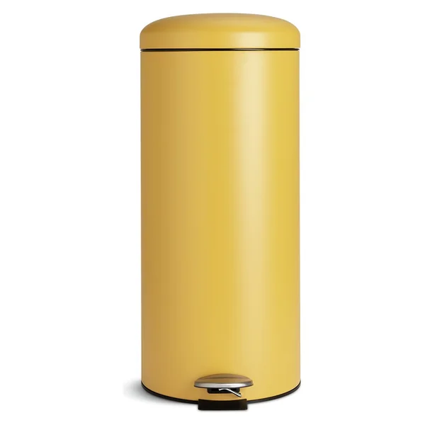 Habitat 30 Litre Domed Pedal Bin - Mustard