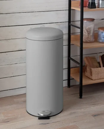Habitat 30 Litre Round Kitchen Pedal Bin - Matt Grey