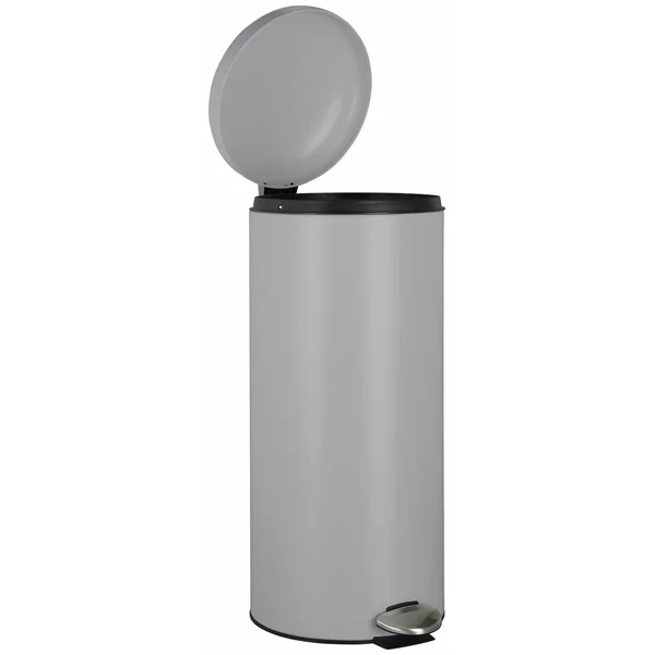 Habitat 30 Litre Round Kitchen Pedal Bin - Matt Grey
