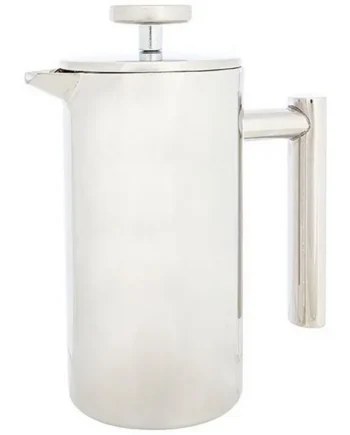 Habitat 3 Cup Double Walled 350ml Cafetiere - Silver