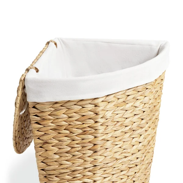 Habitat 40L Corner Water Hyacinth Laundry Basket - Natural