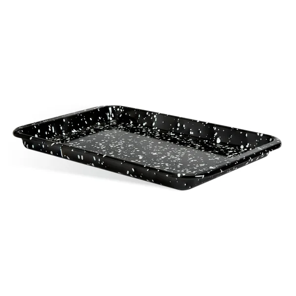 Habitat 42cm Enamel Oven Tray - Black