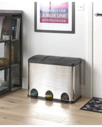 Habitat 45 Litre Triple Compartment Recycling Bin