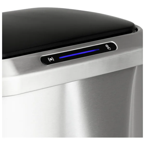 Habitat 50 Litre Brushed Stainless Steel Sensor Bin