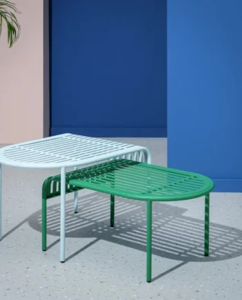 Habitat 60 Lucinda Metal Nesting Garden Tables -Blue & Green
