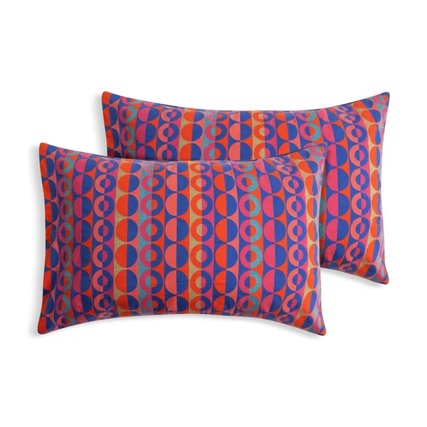 Habitat 60 Ronda Jacquard Pillowcase Pair by Margo Selby