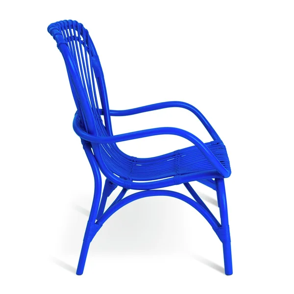 Habitat 60 Wyatt Rattan Chair - Blue