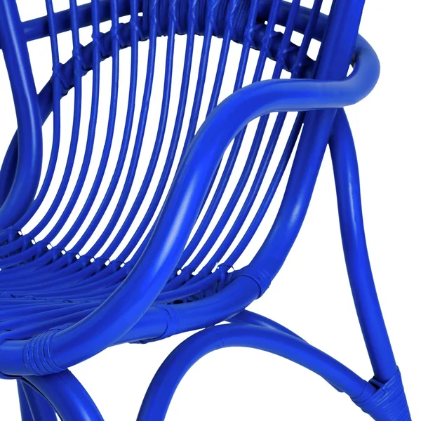 Habitat 60 Wyatt Rattan Chair - Blue