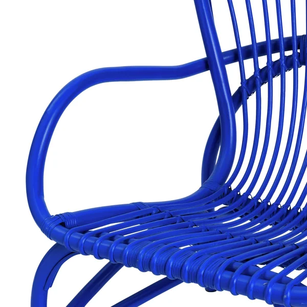 Habitat 60 Wyatt Rattan Chair - Blue