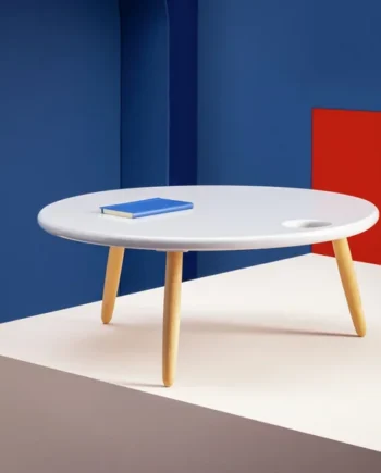 Habitat 60 Yumemi Round Coffee Table by Felix Conran - Grey