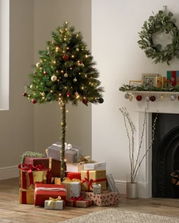 Habitat 6ft Half Parasol Christmas Tree