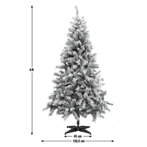 Habitat 6ft Snowy Christmas Tree