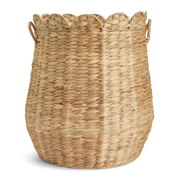 Habitat 70L Scallop Water Hyacinth Laundry Hamper - Natural