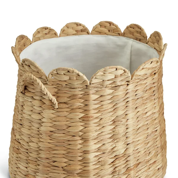 Habitat 70L Scallop Water Hyacinth Laundry Hamper - Natural