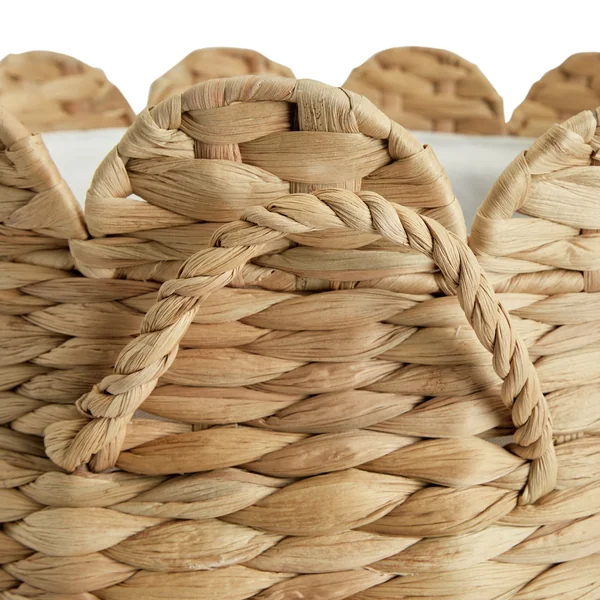 Habitat 70L Scallop Water Hyacinth Laundry Hamper - Natural