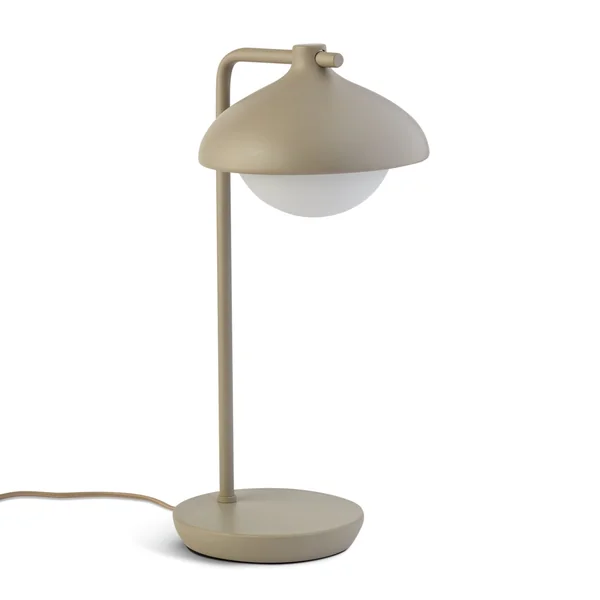 Habitat Acorn Metal Desk Lamp - Latte