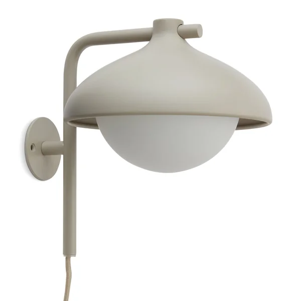 Habitat Acorn Metal Wall Light - Latte