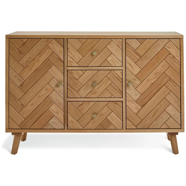 Habitat Afram 2 Door 3 Drawer Sideboard - Natural