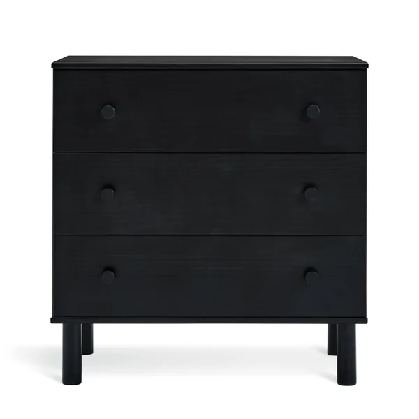 Habitat Akio 3 Drawer Chest - Black