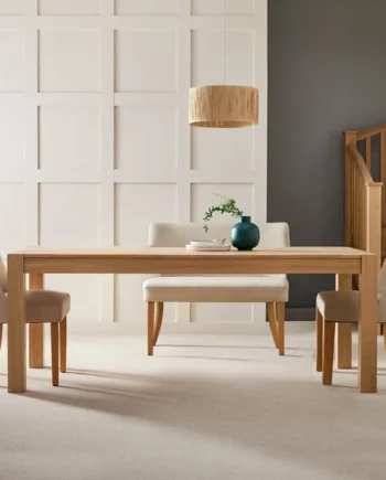 Habitat Alston 6 - 8 Seater Oak Dining Table - Natural