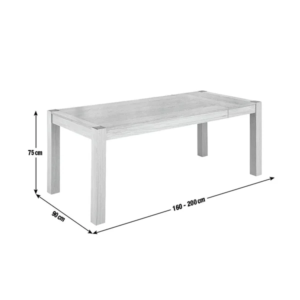 Habitat Alston 6 - 8 Seater Oak Dining Table - Natural