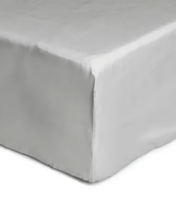 Habitat Anti-Microbial Cotton Dove Grey Fitted Sheet -Single
